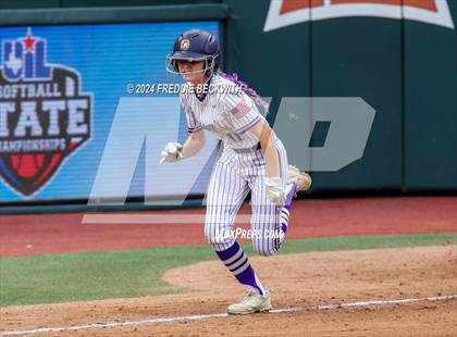 Thumbnail 3 in Shiner vs. Crawford (UIL 2A Softball Semifinal) photogallery.