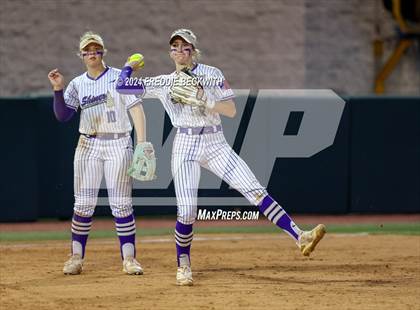 Thumbnail 1 in Shiner vs. Crawford (UIL 2A Softball Semifinal) photogallery.
