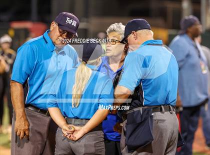 Thumbnail 2 in Shiner vs. Crawford (UIL 2A Softball Semifinal) photogallery.