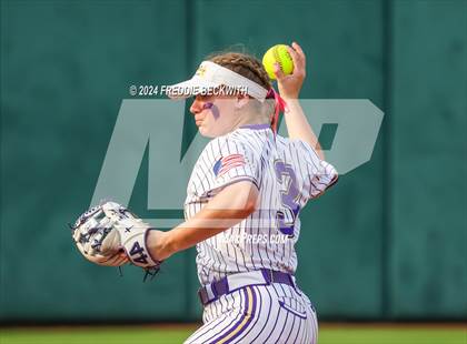 Thumbnail 1 in Shiner vs. Crawford (UIL 2A Softball Semifinal) photogallery.