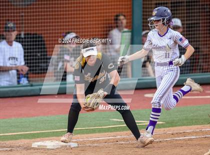 Thumbnail 1 in Shiner vs. Crawford (UIL 2A Softball Semifinal) photogallery.