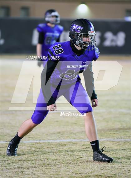 Thumbnail 2 in Marcos de Niza @ Northwest Christian (AIA 4A Play-In) photogallery.