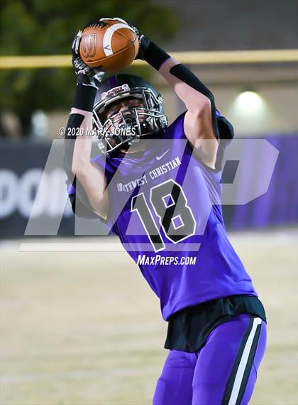 Thumbnail 3 in Marcos de Niza @ Northwest Christian (AIA 4A Play-In) photogallery.