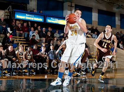 Thumbnail 2 in Roger Bacon vs. Newport Central Catholic photogallery.