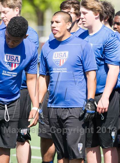 Thumbnail 1 in USA Football Regional Try-Outs (Colleyville, TX - Day 2) photogallery.