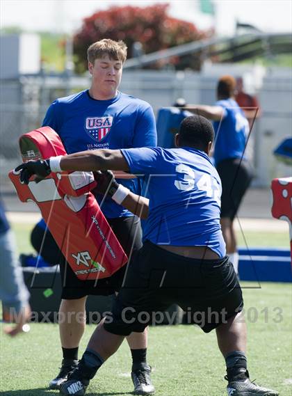 Thumbnail 2 in USA Football Regional Try-Outs (Colleyville, TX - Day 2) photogallery.