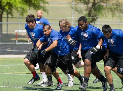 Thumbnail 1 in USA Football Regional Try-Outs (Colleyville, TX - Day 2) photogallery.