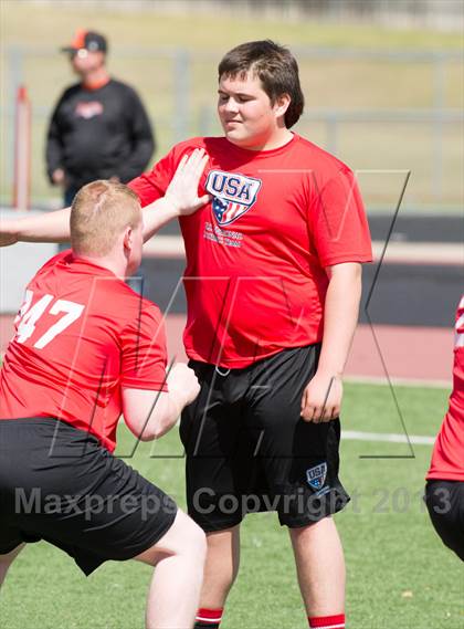 Thumbnail 1 in USA Football Regional Try-Outs (Colleyville, TX - Day 2) photogallery.