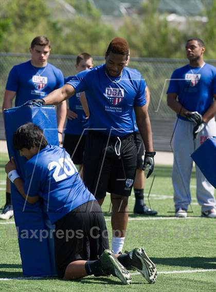 Thumbnail 2 in USA Football Regional Try-Outs (Colleyville, TX - Day 2) photogallery.