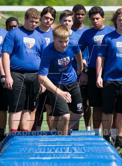 Thumbnail 2 in USA Football Regional Try-Outs (Colleyville, TX - Day 2) photogallery.