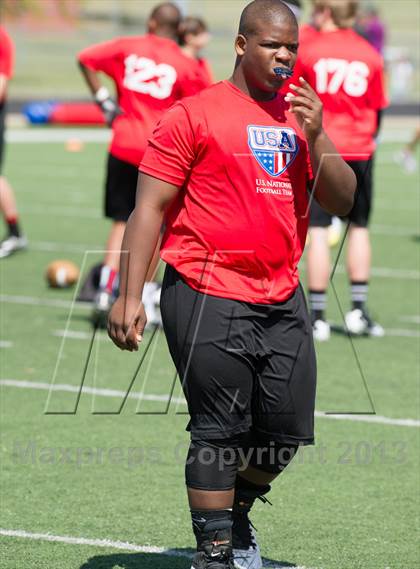 Thumbnail 1 in USA Football Regional Try-Outs (Colleyville, TX - Day 2) photogallery.