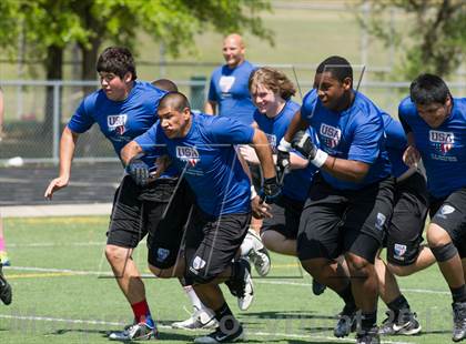 Thumbnail 2 in USA Football Regional Try-Outs (Colleyville, TX - Day 2) photogallery.
