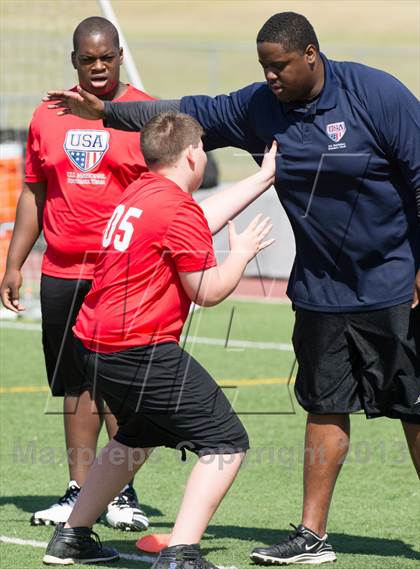 Thumbnail 3 in USA Football Regional Try-Outs (Colleyville, TX - Day 2) photogallery.