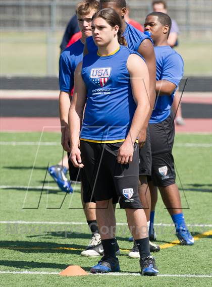 Thumbnail 1 in USA Football Regional Try-Outs (Colleyville, TX - Day 2) photogallery.