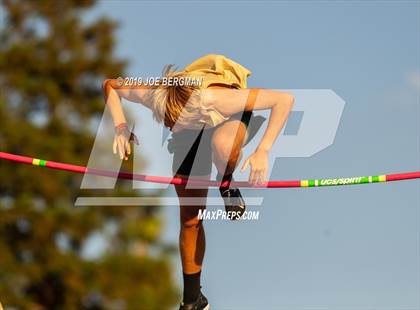 Thumbnail 1 in CIF State Track and Field Championships (Boys Pole Vault - Day 1) photogallery.