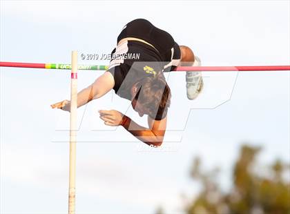 Thumbnail 1 in CIF State Track and Field Championships (Boys Pole Vault - Day 1) photogallery.