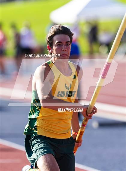 Thumbnail 2 in CIF State Track and Field Championships (Boys Pole Vault - Day 1) photogallery.