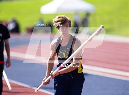 Thumbnail 1 in CIF State Track and Field Championships (Boys Pole Vault - Day 1) photogallery.