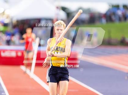 Thumbnail 1 in CIF State Track and Field Championships (Boys Pole Vault - Day 1) photogallery.