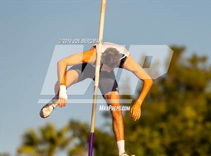 Thumbnail 3 in CIF State Track and Field Championships (Boys Pole Vault - Day 1) photogallery.