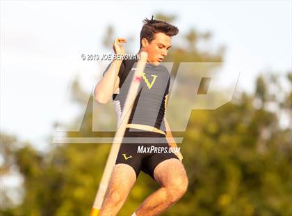 Thumbnail 3 in CIF State Track and Field Championships (Boys Pole Vault - Day 1) photogallery.