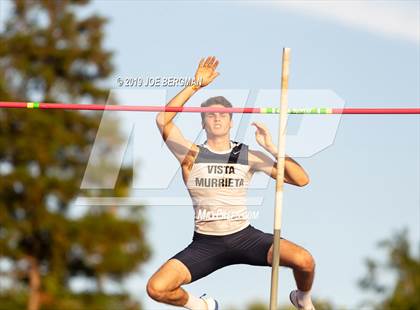 Thumbnail 3 in CIF State Track and Field Championships (Boys Pole Vault - Day 1) photogallery.