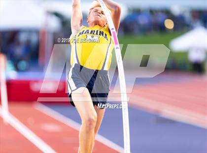 Thumbnail 2 in CIF State Track and Field Championships (Boys Pole Vault - Day 1) photogallery.