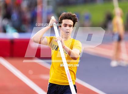 Thumbnail 1 in CIF State Track and Field Championships (Boys Pole Vault - Day 1) photogallery.