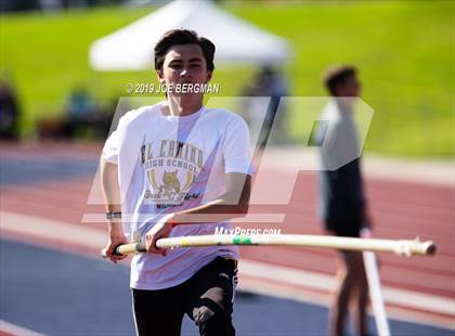 Thumbnail 1 in CIF State Track and Field Championships (Boys Pole Vault - Day 1) photogallery.