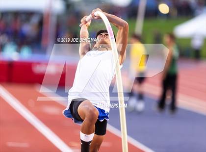 Thumbnail 1 in CIF State Track and Field Championships (Boys Pole Vault - Day 1) photogallery.