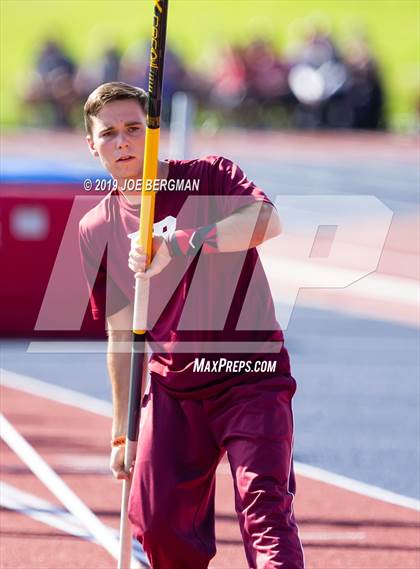 Thumbnail 3 in CIF State Track and Field Championships (Boys Pole Vault - Day 1) photogallery.