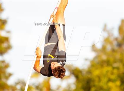 Thumbnail 3 in CIF State Track and Field Championships (Boys Pole Vault - Day 1) photogallery.