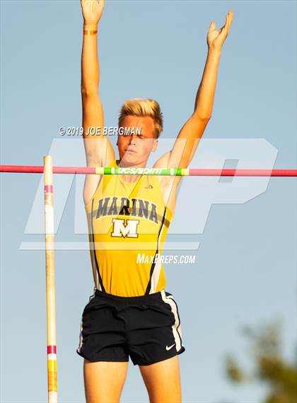 Thumbnail 2 in CIF State Track and Field Championships (Boys Pole Vault - Day 1) photogallery.