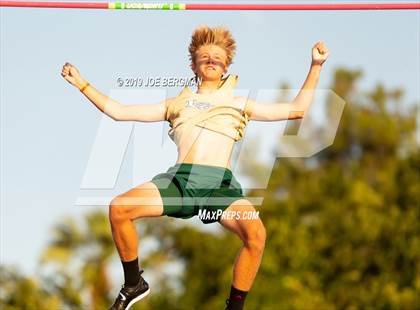 Thumbnail 1 in CIF State Track and Field Championships (Boys Pole Vault - Day 1) photogallery.