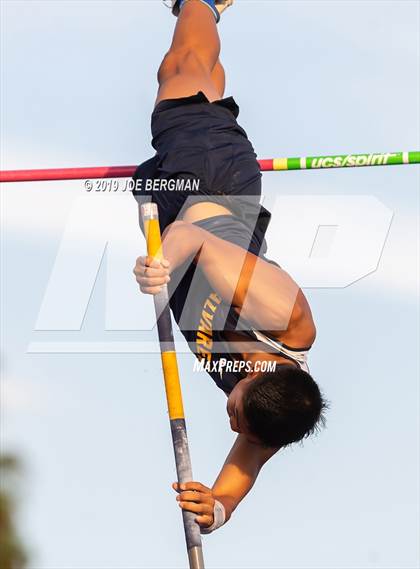 Thumbnail 3 in CIF State Track and Field Championships (Boys Pole Vault - Day 1) photogallery.