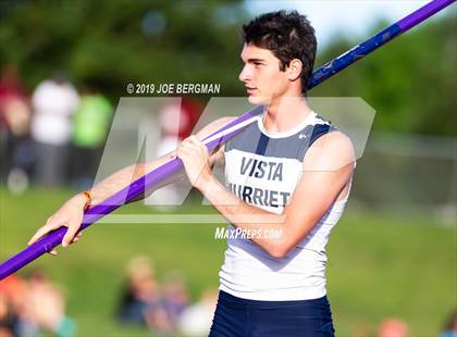 Thumbnail 1 in CIF State Track and Field Championships (Boys Pole Vault - Day 1) photogallery.