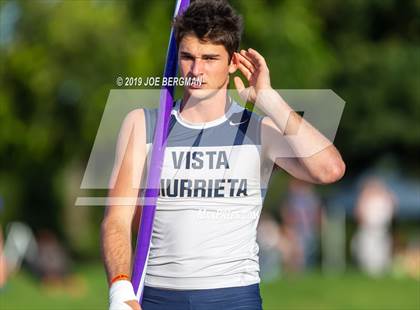 Thumbnail 3 in CIF State Track and Field Championships (Boys Pole Vault - Day 1) photogallery.