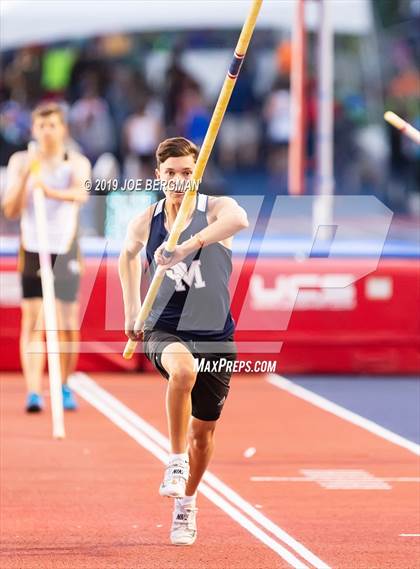 Thumbnail 2 in CIF State Track and Field Championships (Boys Pole Vault - Day 1) photogallery.