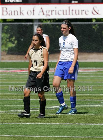 Thumbnail 2 in Faith Christian vs Millennium (CIF SJS D7 Final) photogallery.