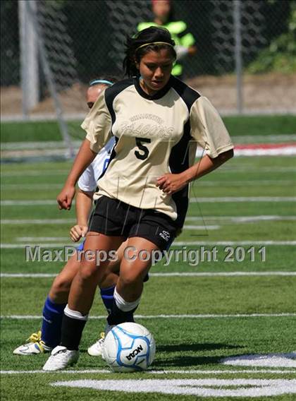 Thumbnail 3 in Faith Christian vs Millennium (CIF SJS D7 Final) photogallery.