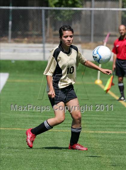 Thumbnail 2 in Faith Christian vs Millennium (CIF SJS D7 Final) photogallery.