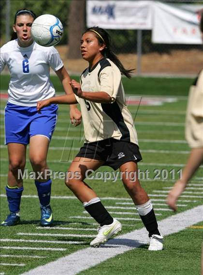 Thumbnail 2 in Faith Christian vs Millennium (CIF SJS D7 Final) photogallery.