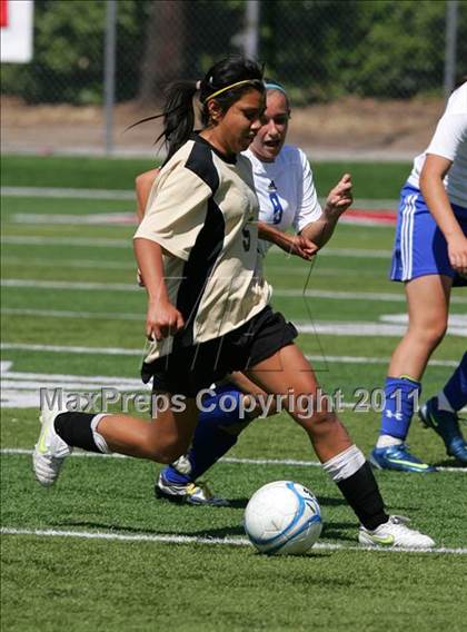 Thumbnail 3 in Faith Christian vs Millennium (CIF SJS D7 Final) photogallery.