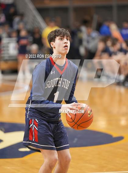 Thumbnail 3 in South Side vs Manhasset (NYSPHSAA Section 8 Class A Final) photogallery.