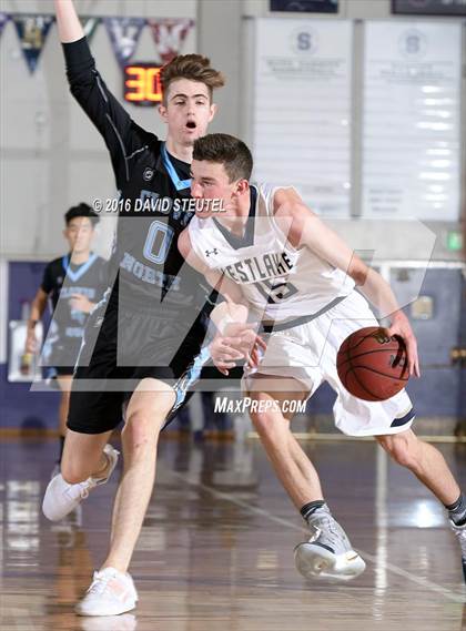 Thumbnail 2 in Clovis North vs. Westlake (St. Hope Elite Classic) photogallery.