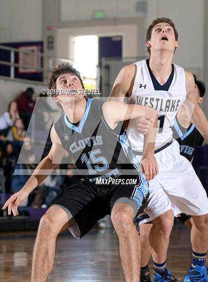 Thumbnail 3 in Clovis North vs. Westlake (St. Hope Elite Classic) photogallery.