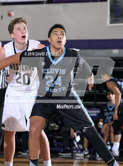 Thumbnail 1 in Clovis North vs. Westlake (St. Hope Elite Classic) photogallery.