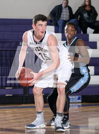 Thumbnail 2 in Clovis North vs. Westlake (St. Hope Elite Classic) photogallery.