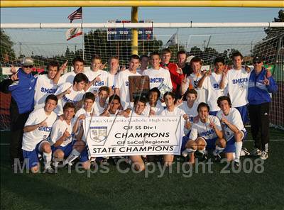 Thumbnail 3 in Santa Margarita vs Cathedral Catholic (CIF SoCal Regional D2 Final) photogallery.