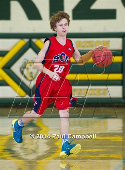 Thumbnail 3 in Scottsdale Christian Academy vs. Kellis (Horizon Invitational) photogallery.